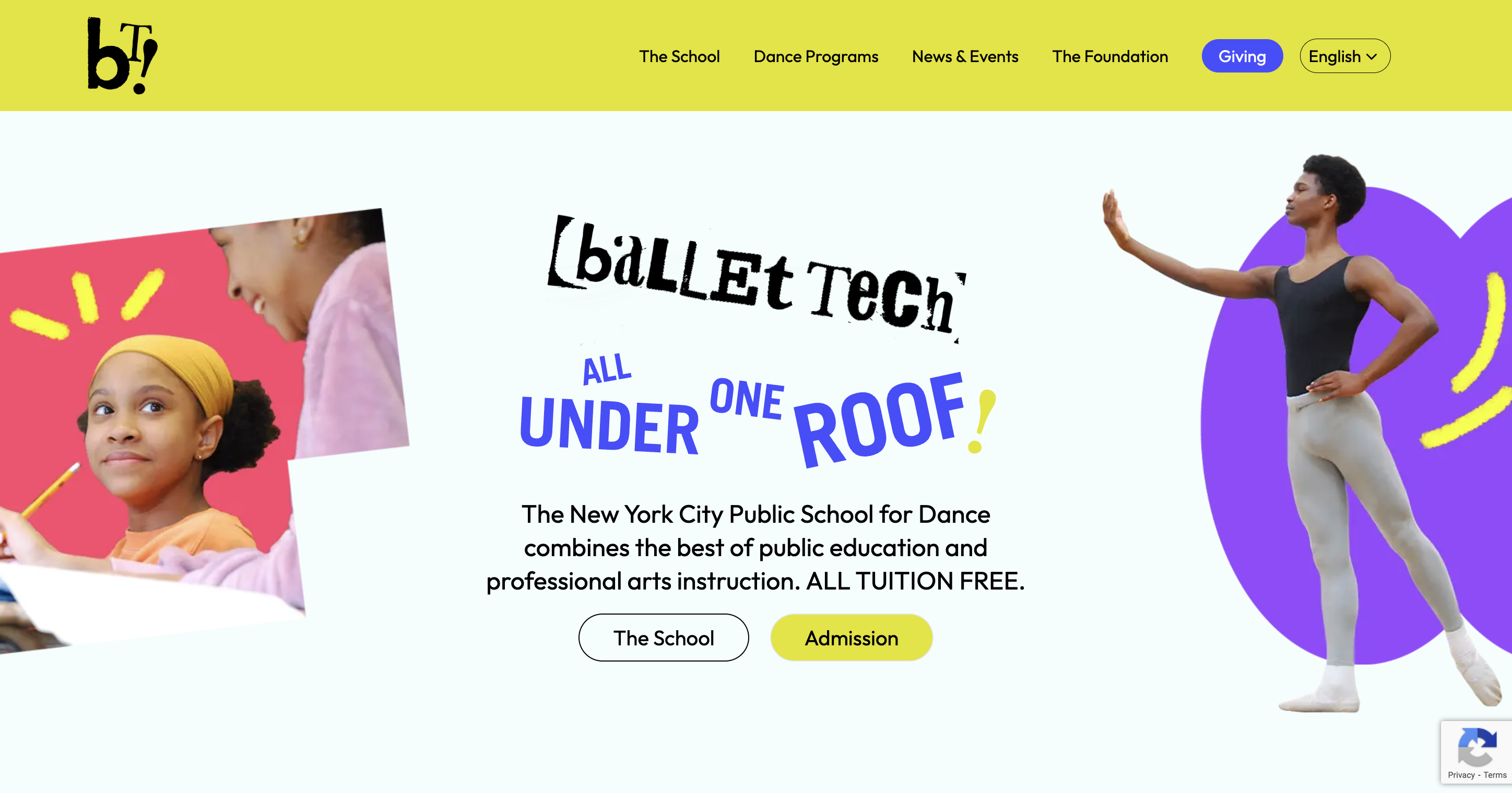 Ballet Tech School Home Page
